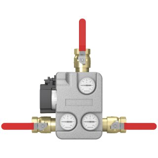 Vexve Termovar-100 Rücklaufanhebung 1 1/4" mit Energiesparpumpe und Isolierung wie Ladomat 61°